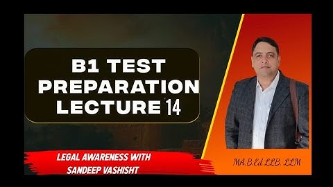 B1 test preparation/ Section 446A to 469 CrPC