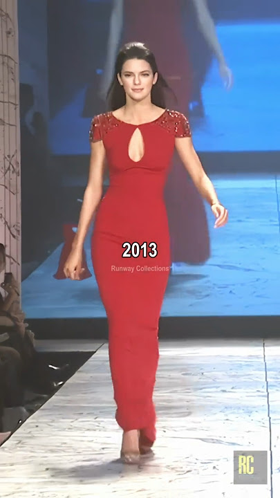 Kendall Jenner runway evolution from 2013 to 2025 ✨