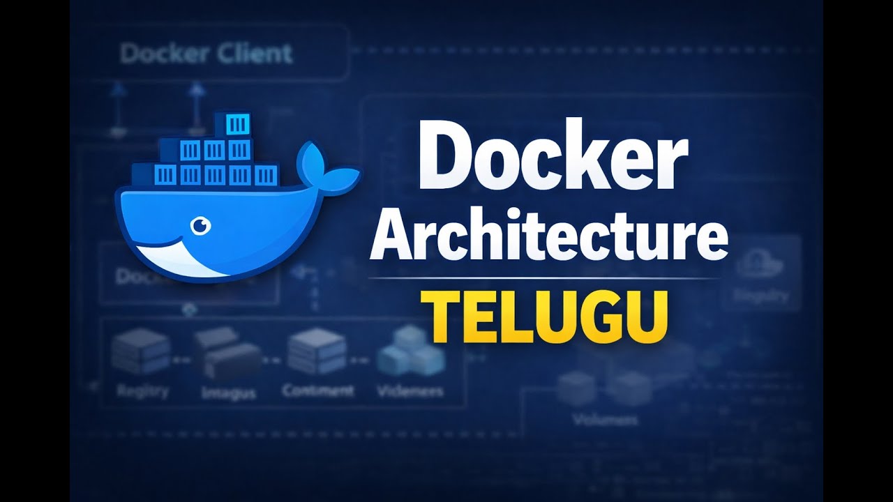 Docker Architecture Explained | Docker Tutorial in Telugu