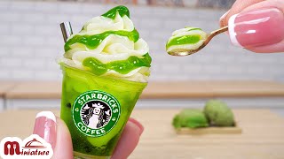 So Easy Miniature Starbucks Kiwi Milkshake Recipe | ASMR Cooking Mini Food