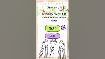 Brain test level 246 How can this be correct. Walkthrough