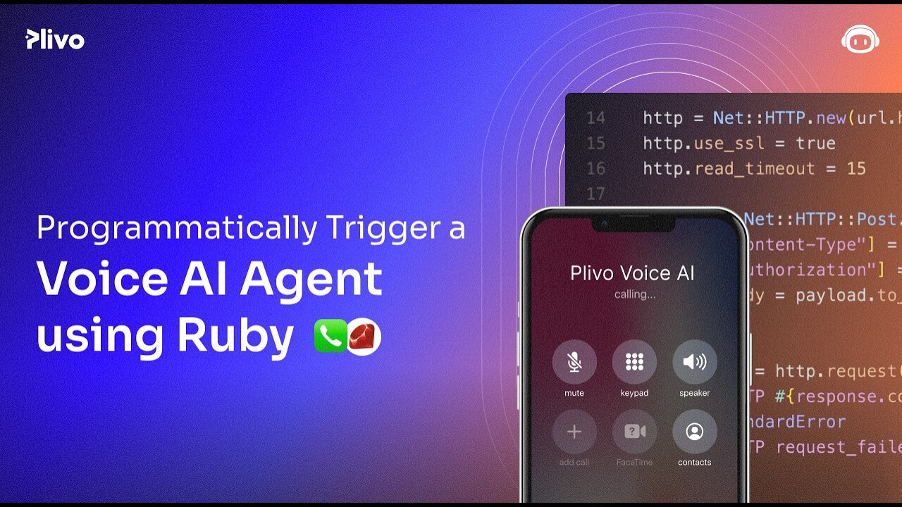 Programmatically Trigger a Voice AI Agent using Ruby - YouTube