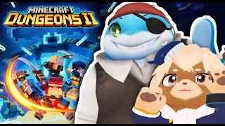 #3【Minecraft Dungeons 2】ストーリー中盤！？エコーゴーレム（かわいい）助けてくぞー！【がう / 志波犬ぢろ】