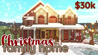 bloxburg | Christmas family home | house build pt. 1