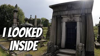 Something knocked from inside this mausoleum | Undercliffe Cemetery Walking Tour - Part 1