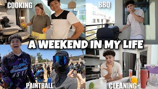 WEEKEND IN MY LIFE | BBQ, Paintball, Cleaning