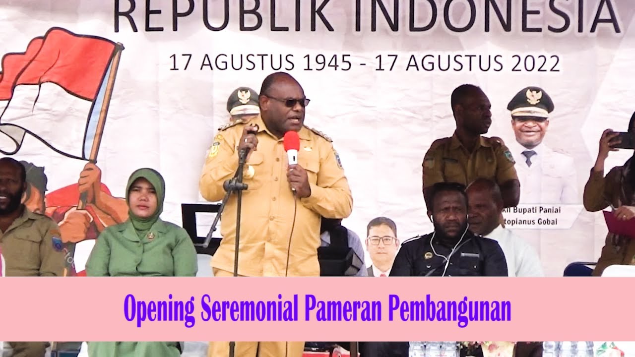 Sambutan Bupati Paniai di Pameran Pembangunan Bikin Semangat!