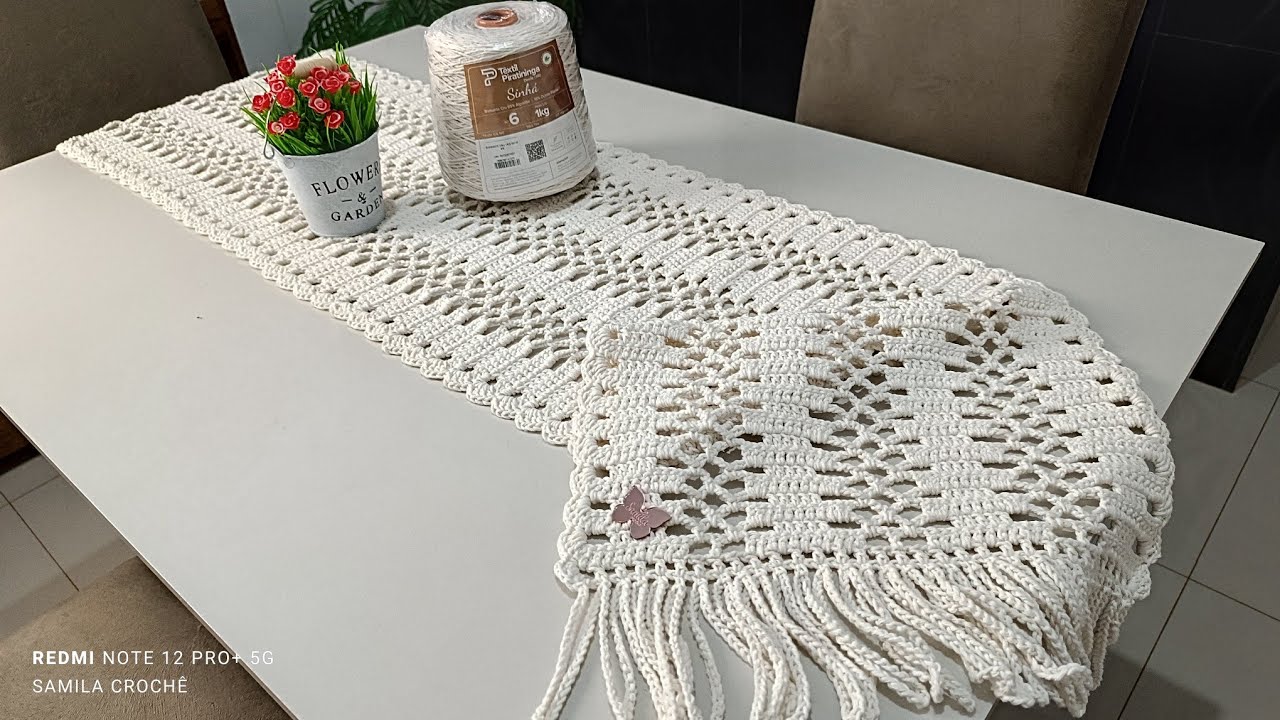 CAMINHO DE MESA HAVANA EM CROCHÊ RÁPIDO E FÁCIL ECONÔMICO