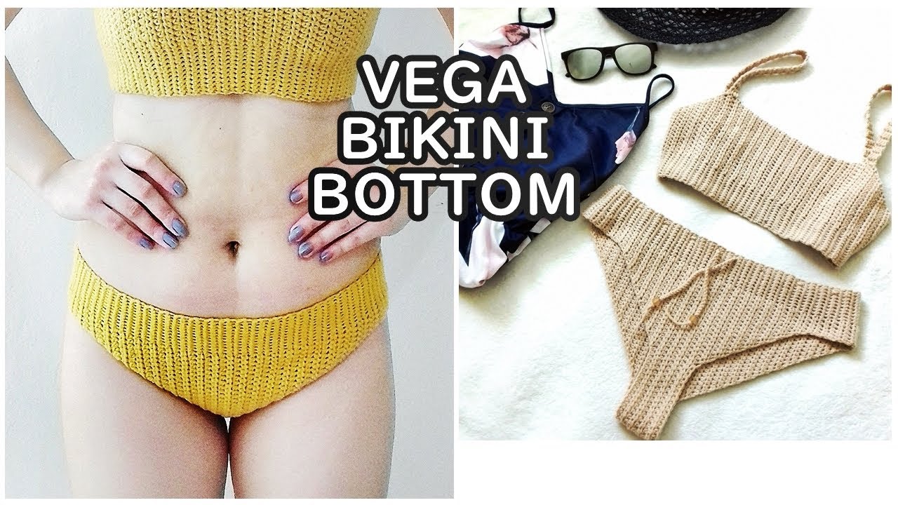 How to Crochet Vega Bikini Bottom - YouTube