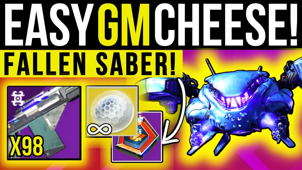 This Grandmaster Cheese Is INSANE! Solo FARM Fallen SABER Nightfall, Easy GLITCH Destiny 2 Lightfall
