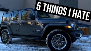 5 THINGS I HATE ABOUT MY 2021 JEEP WRANGLER