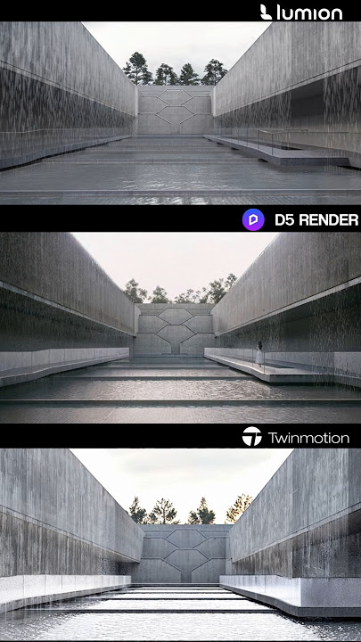 LUMION VS TWINMOTION VS D5 Render Which is better? #twinmotion #d5render #lumion