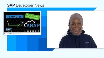 ABAP with Generative AI, ABAP Cloud Cheat Sheet, AI Core for VScode, Node.js 16 | SAP Developer News