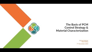 PCM Control Strategy Material Characterization