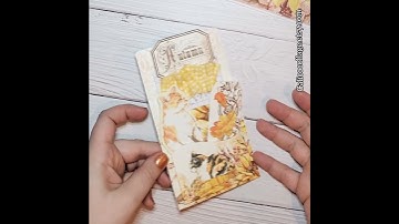Cozy Autumn Junk Journal Layered Pocket