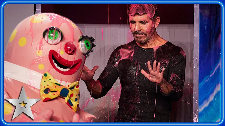 Mr Blobby SLIMES Simon Cowell!! | Auditions | BGT 2023