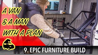 Epic furniture build and rock n roll bed install
