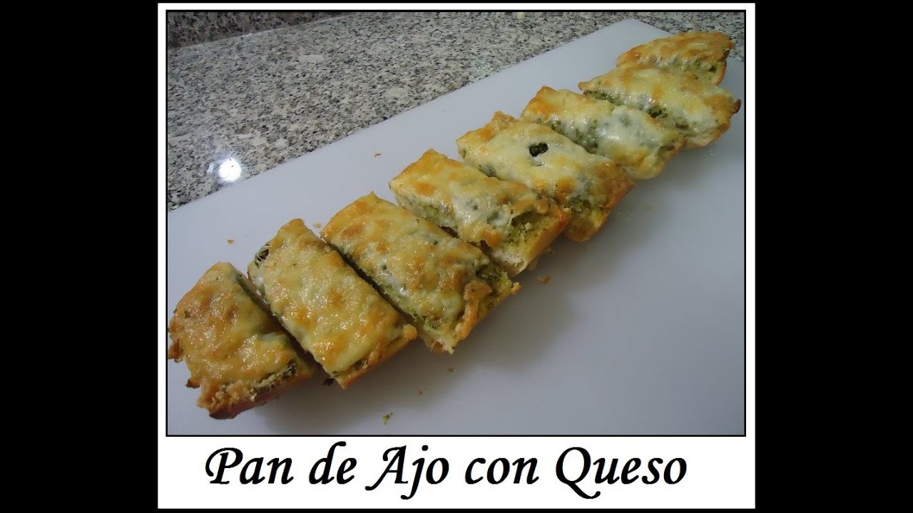 PAN DE AJO CON QUESO receta fácil