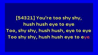 Kajagoogoo Too Shy Karaoke