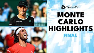 Casper Ruud Vs Stefanos Tsitsipas For The Title Monte-Carlo 2024 Highlights Final