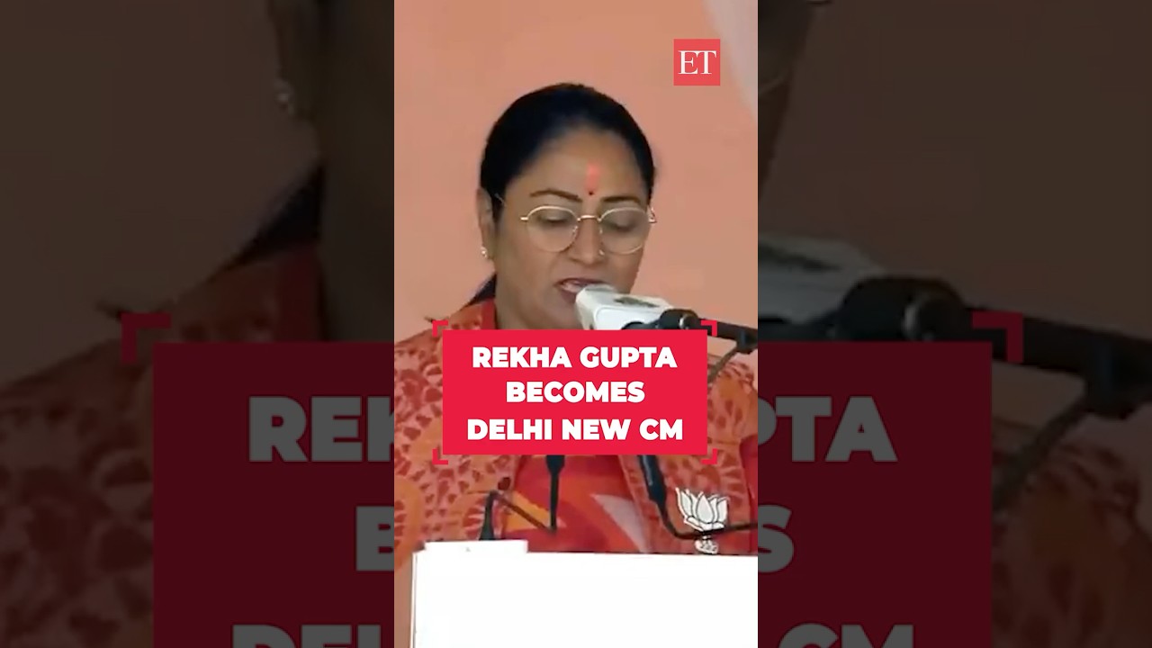 Rekha Gupta takes oath as Delhi CM, becoming the 4th woman to lead the national capital