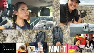 Mimi T vlogs cwm XMAS CRUISE Oyster Hunt XMAS EVE home cooking with the PUPPIES