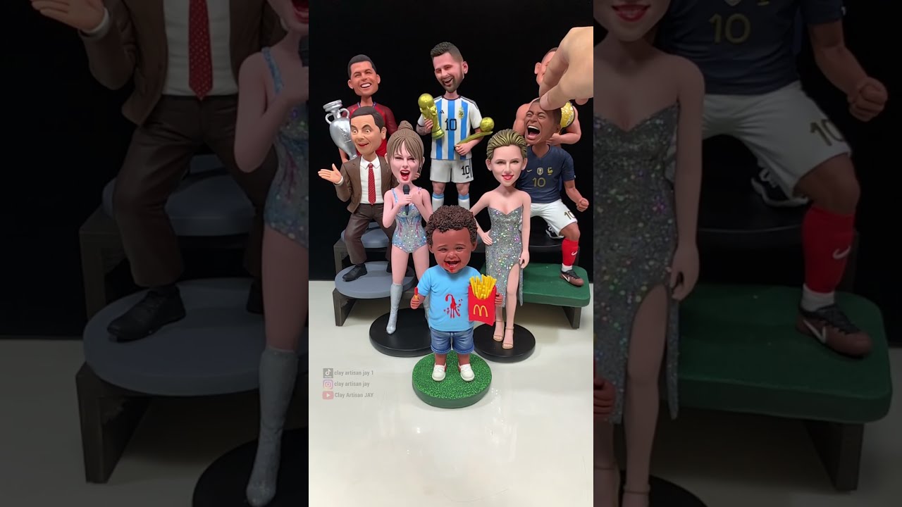 Shaking With Joy A Group Of Adorable Bobbleheads 