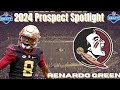 Renardo green is a hot riser  2024 nfl draft prospect spotlight