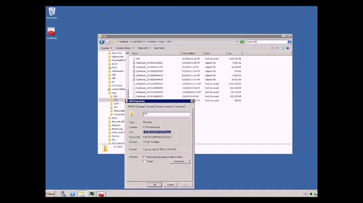 Windows Server  - Solve your CBS Log file problem
