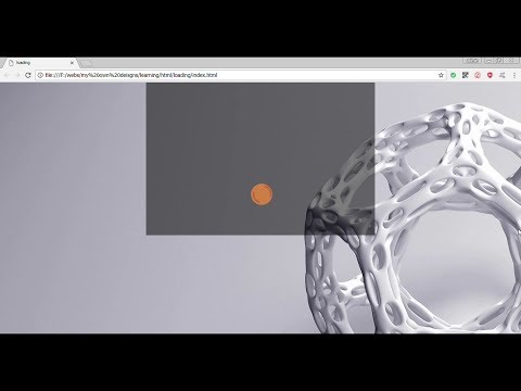 how to design Loading animation using HTML and CSS