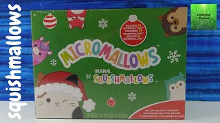 Squishmallows Micromallows Deluxe Holiday Advent Calendar Unboxing Plushies