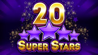 20 SUPER STARS - online slot with 4-level jackpot from Belatra Games screenshot 4