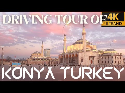 DRIVING TOUR OF KONYA, THE MOST CONSERVATIVE CITY OF TURKEY | KONYA CITY TOUR | ARAÇ İLE KONYA TURU