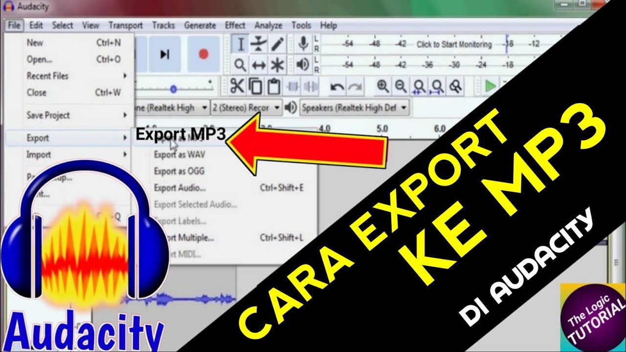 Экспорт в аудасити. Photoshop Full course Video book.