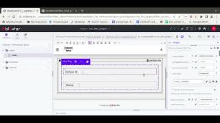 Bloxtor - Advanced Lesson 6.3.7-Html Widgets-Show specific attributes of a DB table based on No-Code