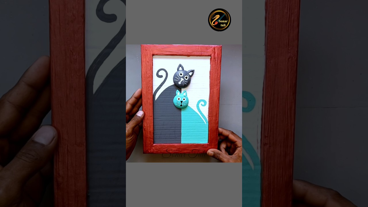 Diy cat 🐱 wall hanging
