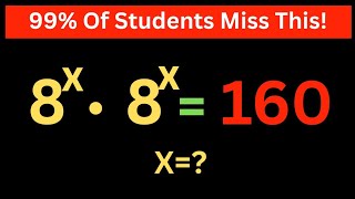 Math Olympiad Exponential Problem | 99% Of Students Failed This...
