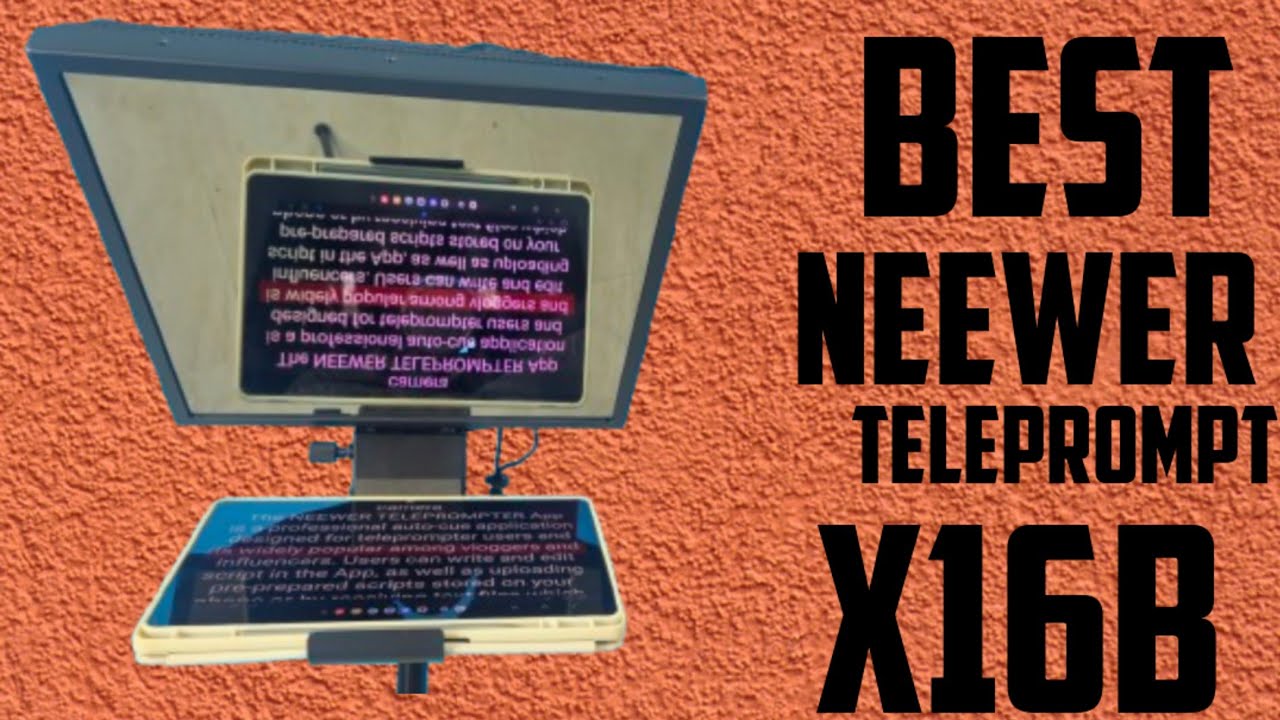 NEEWER Basics X16B Aluminum Alloy Liftable Teleprompter 16