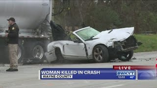 Highway shut down in deadly Wayne County crash