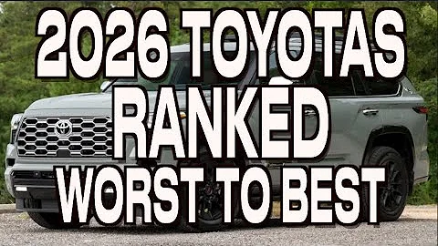 Ranking Every New Toyota • Worst to Best (2025-2026)