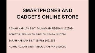 Assignment 4 Prototype - Online Smartphones and Gadgets Store