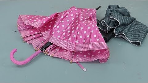 DO NOT THROW AWAY OLD AND BROKEN UMBRELLAS, LOOK WHAT I DID WITH MY UMBRELLA