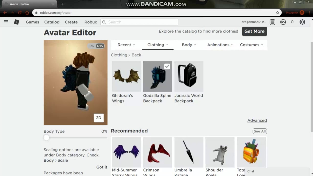 How To Equip Two Back Objects On You Roblox Avatar Tutorial