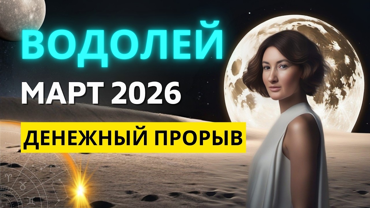 ВОДОЛЕЙ ♒ март 2026 - МЕСЯЦ ПЕРЕЗАГРУЗКИ