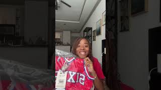 Eagles and 76ers gear unboxing from Mitchell and Ness ! #symonewiththesports