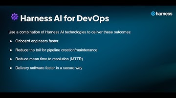 Harness AI for DevOps Demo