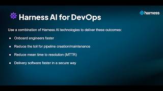 Harness AI for DevOps Demo