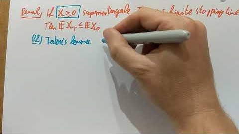 MT/15. Optional stopping theorem