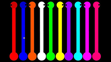 Full Option (Battle, Escape) Worm Survival Race in Algodoo