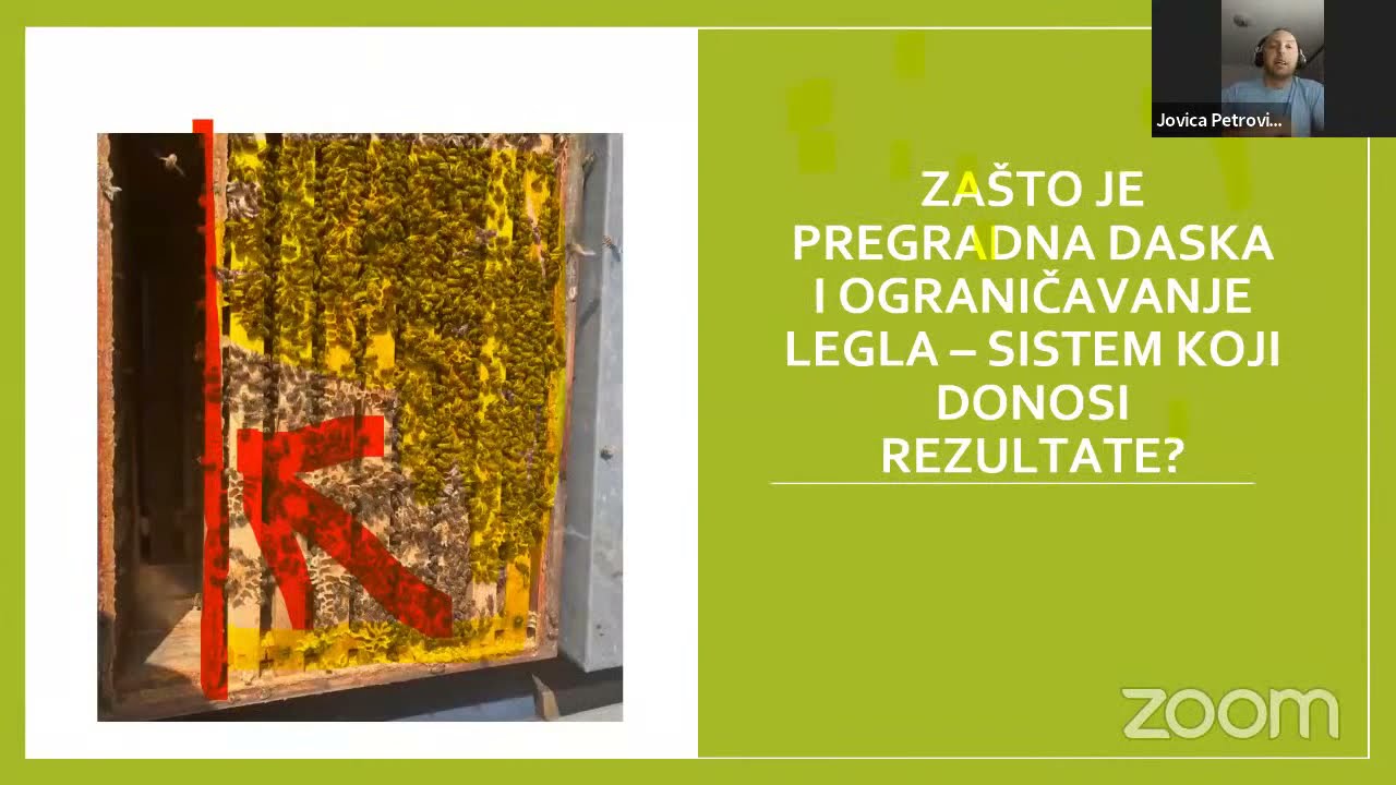 Систем на работа на големи комерцијални пчеларници- Јовица Петровиќ